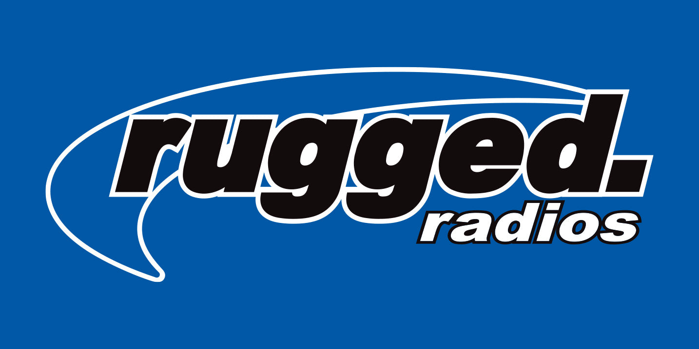 Rugged Radios Retail Signage - 17 x 33