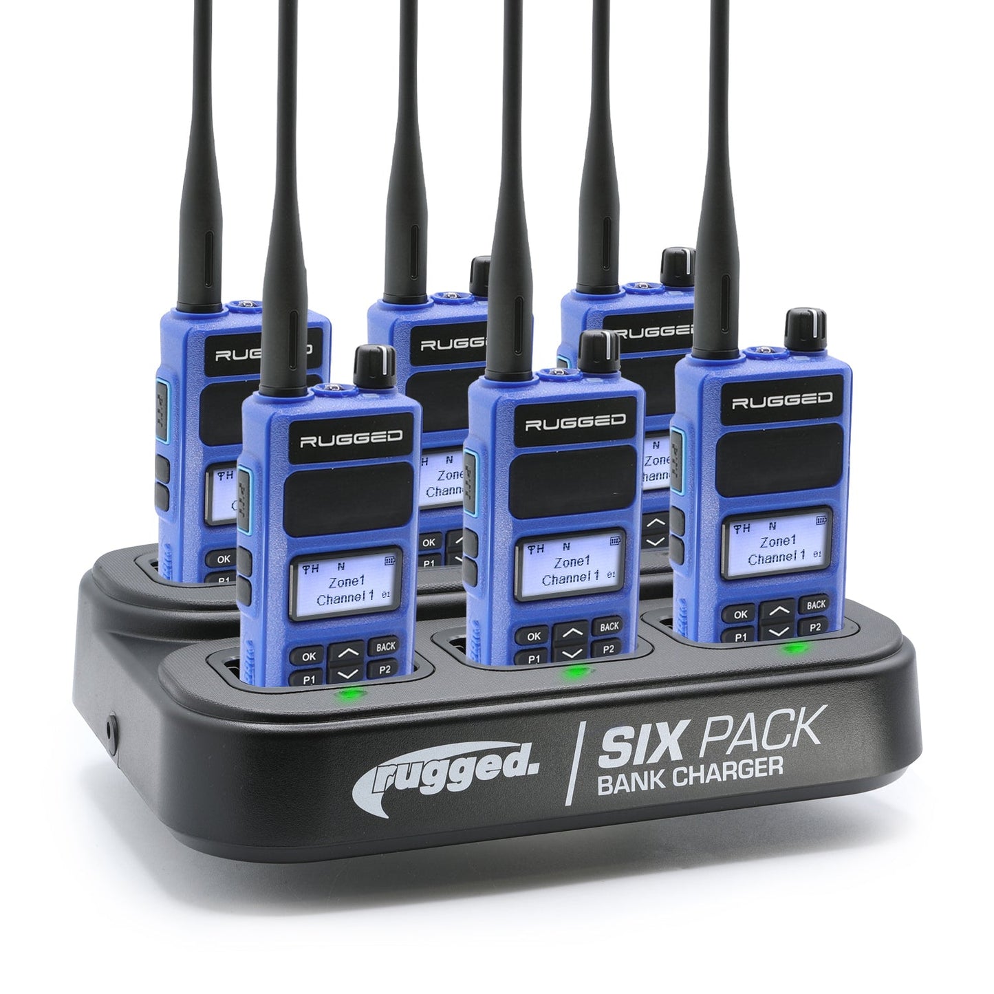 6 PACK - Choose Your Business Band Two Way Handheld Radio - RDH-16