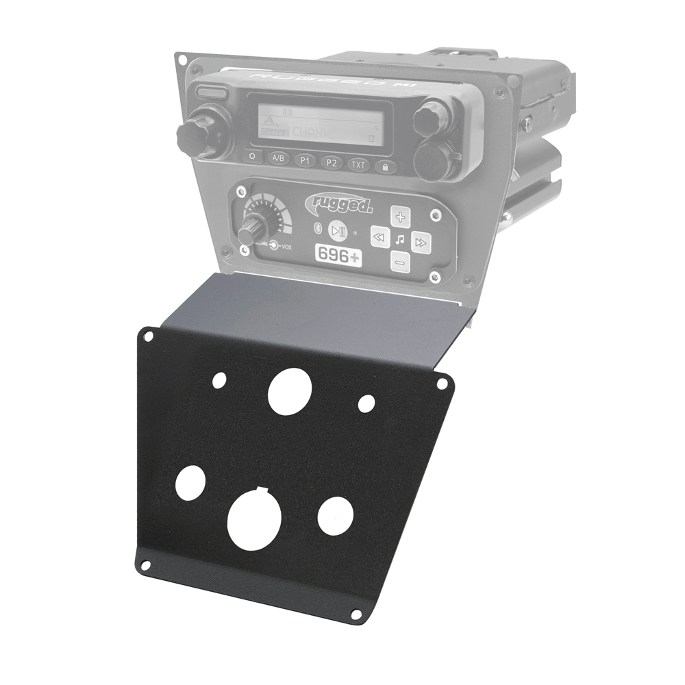 Lower Accessory Panel for Polaris RZR PRO XP RZR Turbo R and RZR PRO R Dash Mount Radio and Intercom