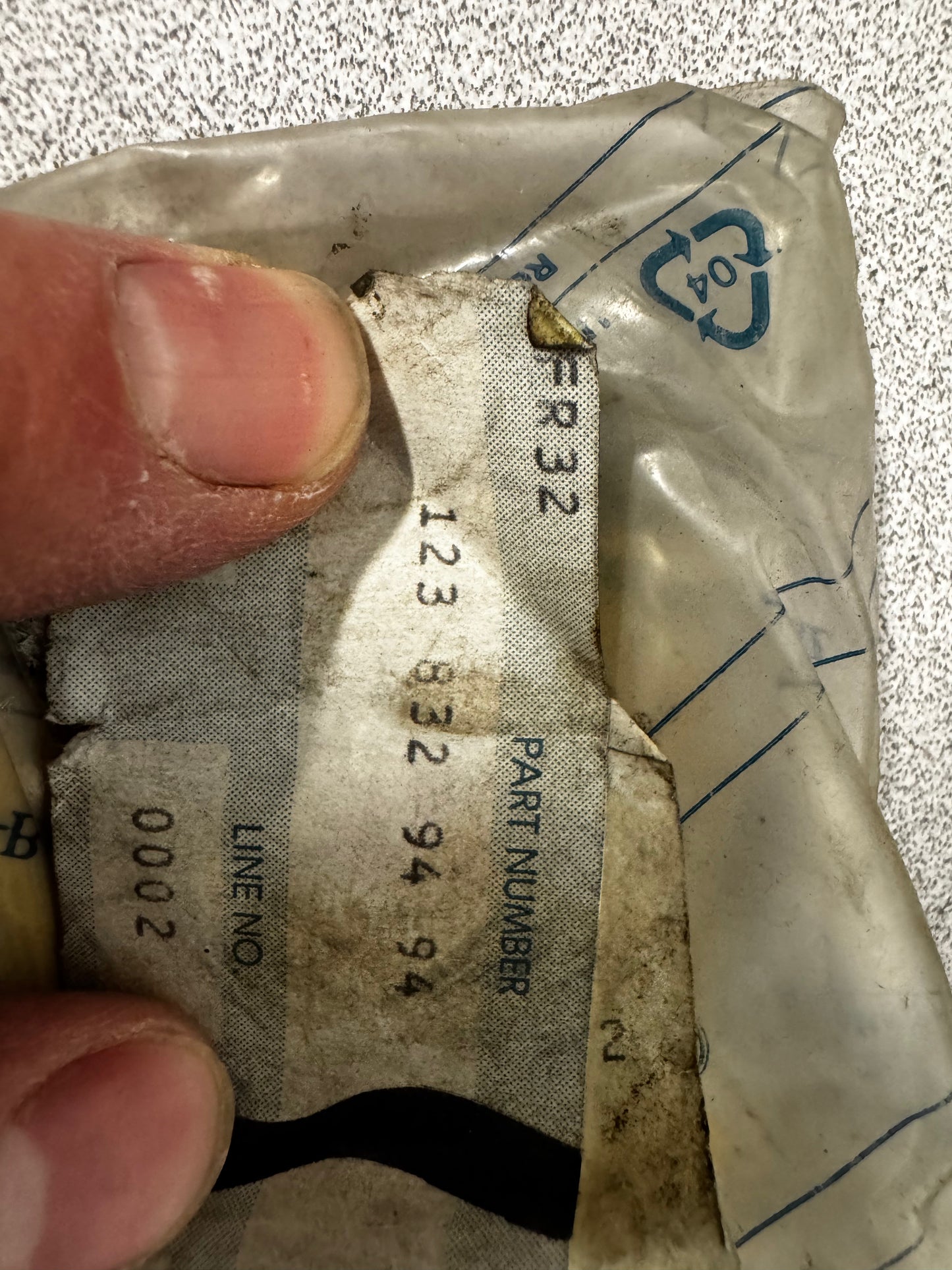 NOS - Mercedes-Benz 123 832 94 94 Heater Hose