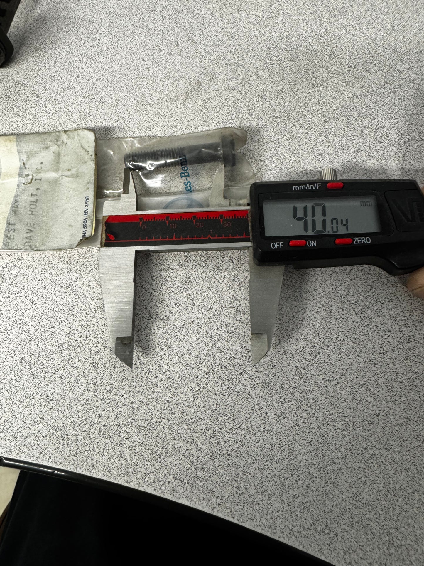 NOS - Mercedes-Benz N 006912 00814 / N006912008014 OEM Screw / Bolt 8x40mm Allen