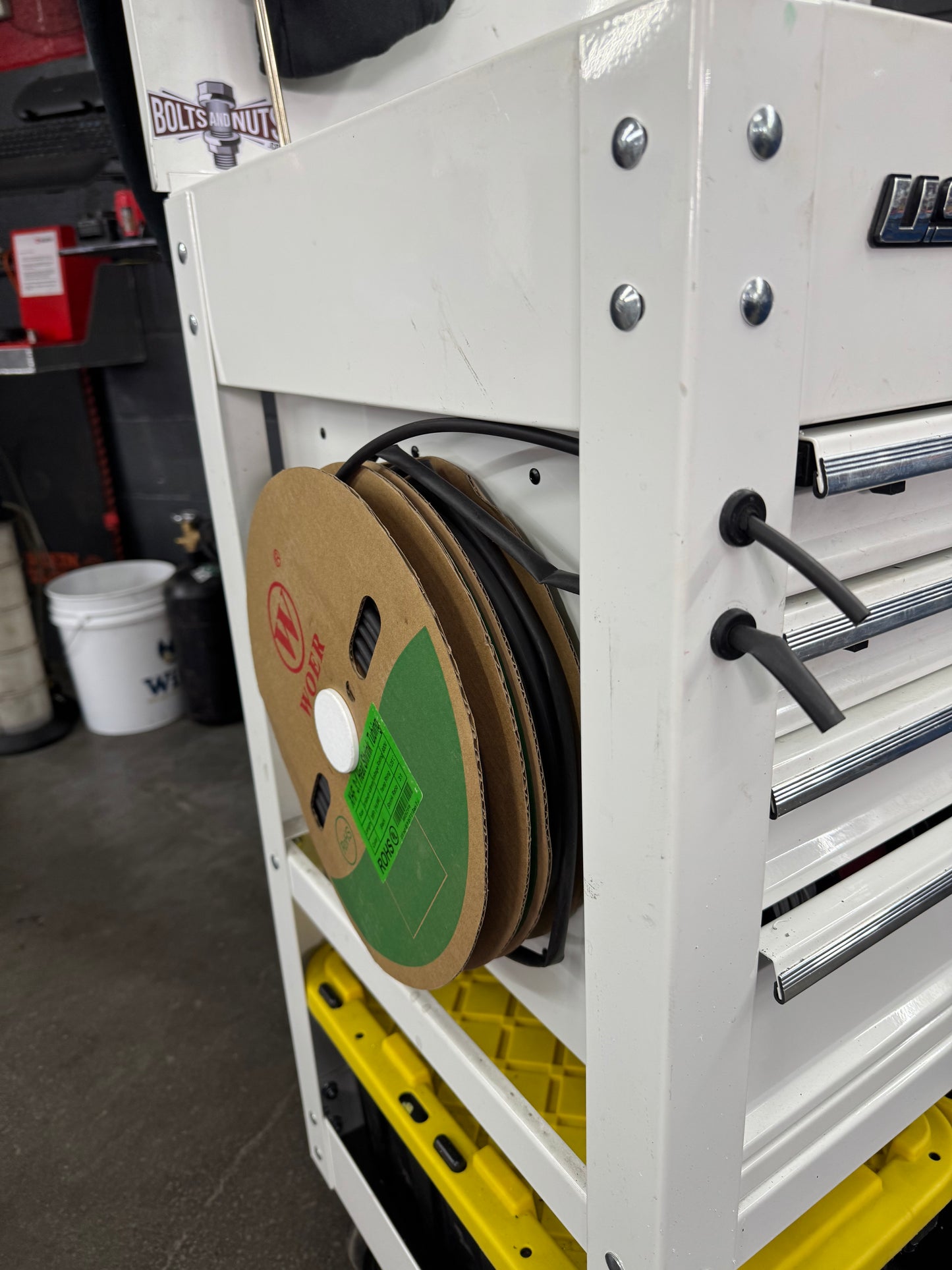 Heat Shrink Tubing Holder Kit for US General Tool Carts