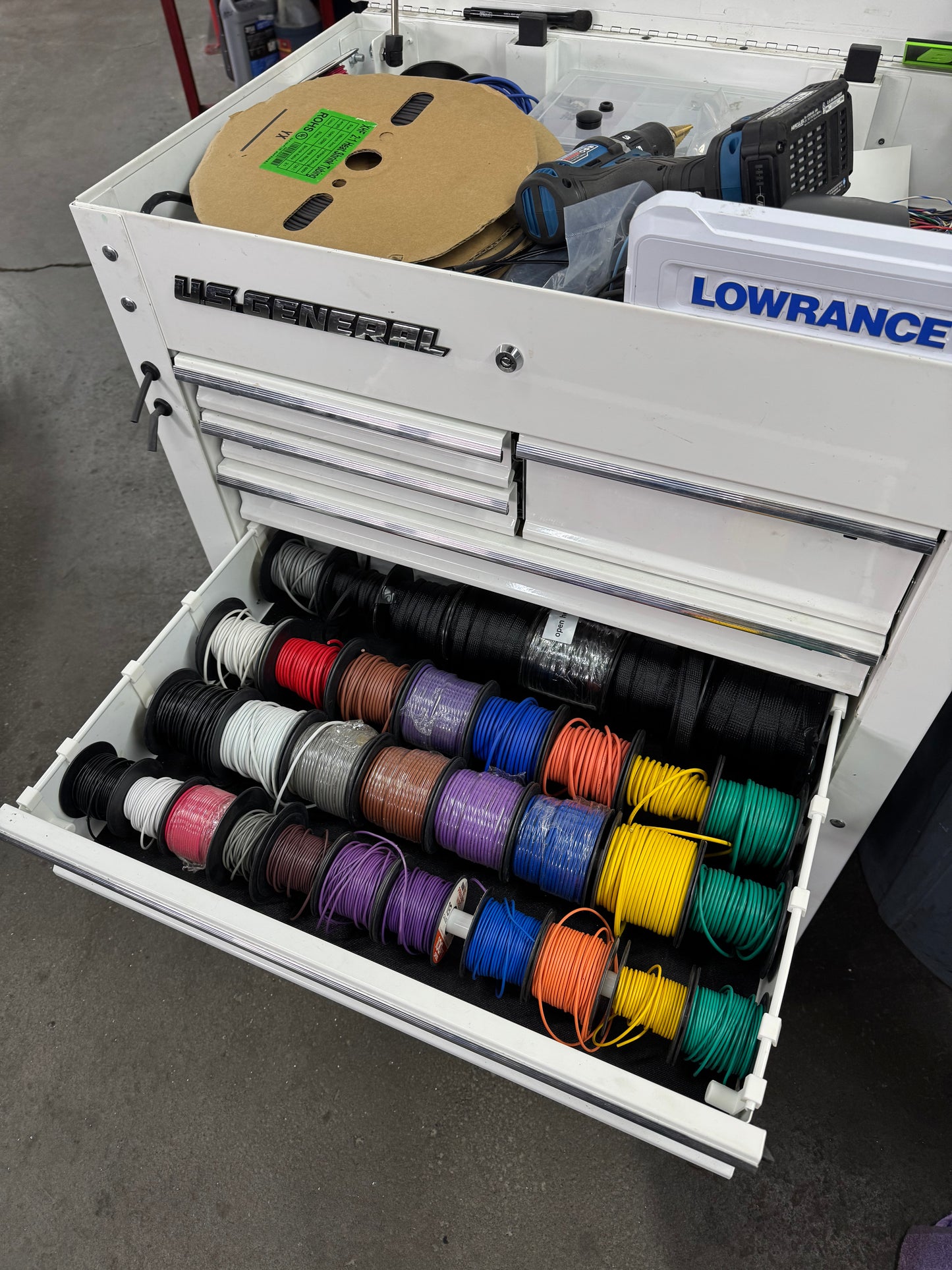 Harbor Freight Toolbox Wire Spool Holder