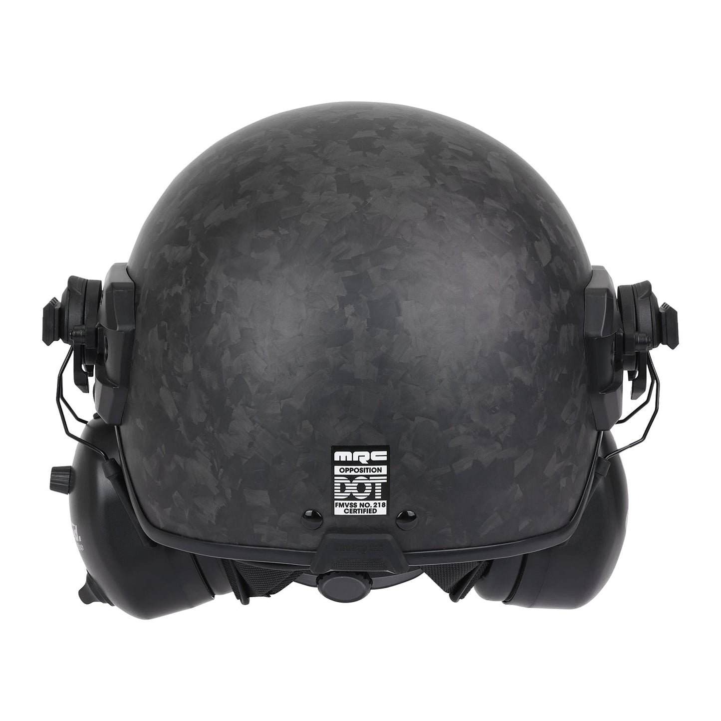 MRC Opposition Half Helmet with Rail Mounted Headset - DOT - With Headset / XS • SM