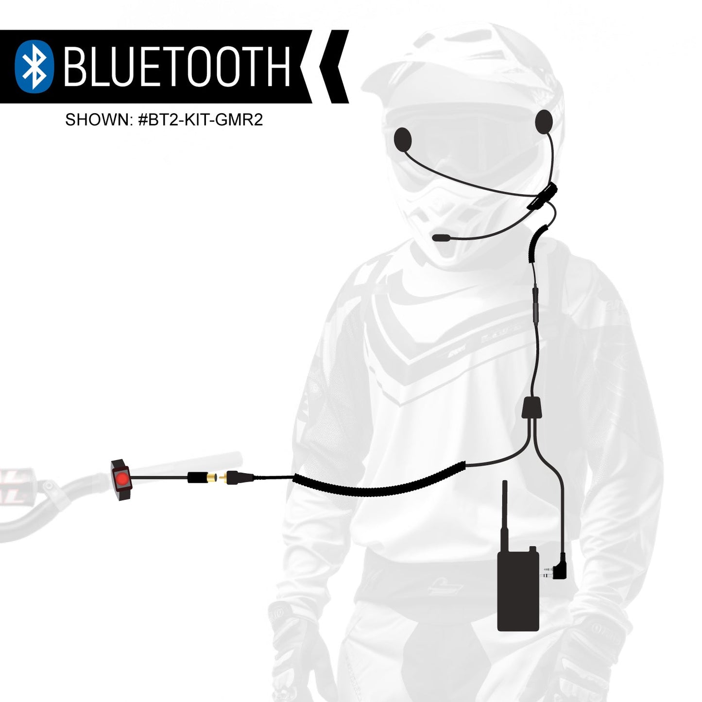 CONNECT BT2 Bluetooth Moto Kit with Radio