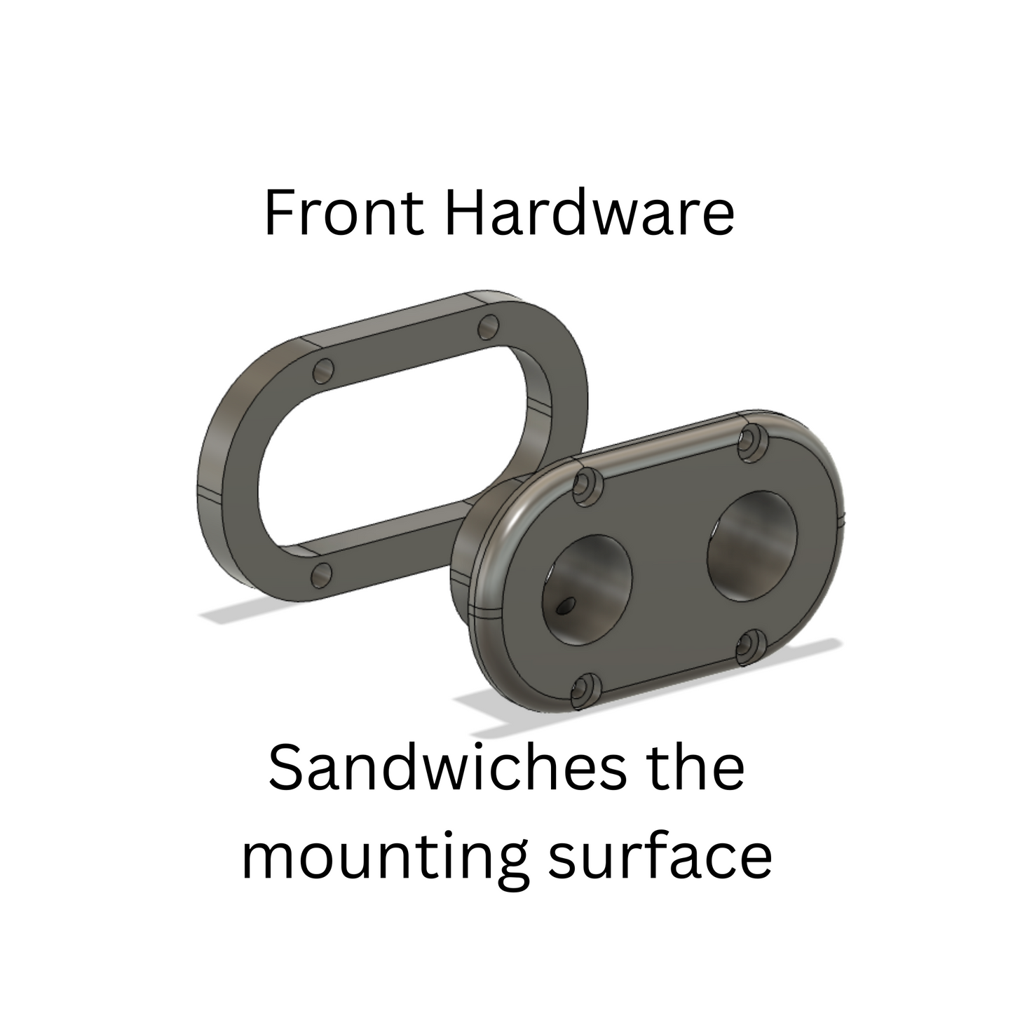 Flush mount for Rugged Radios STX or Offroad intercom cables