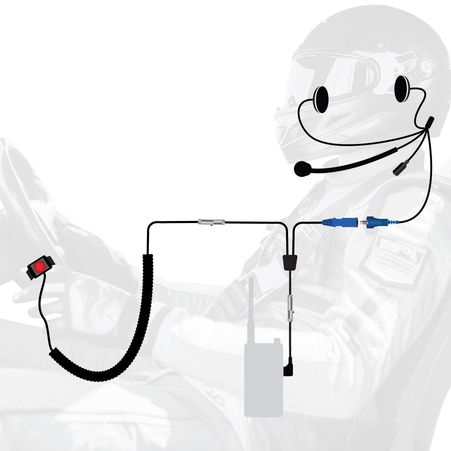 RUGGED Wired Driver Only Communication Kit without Radio