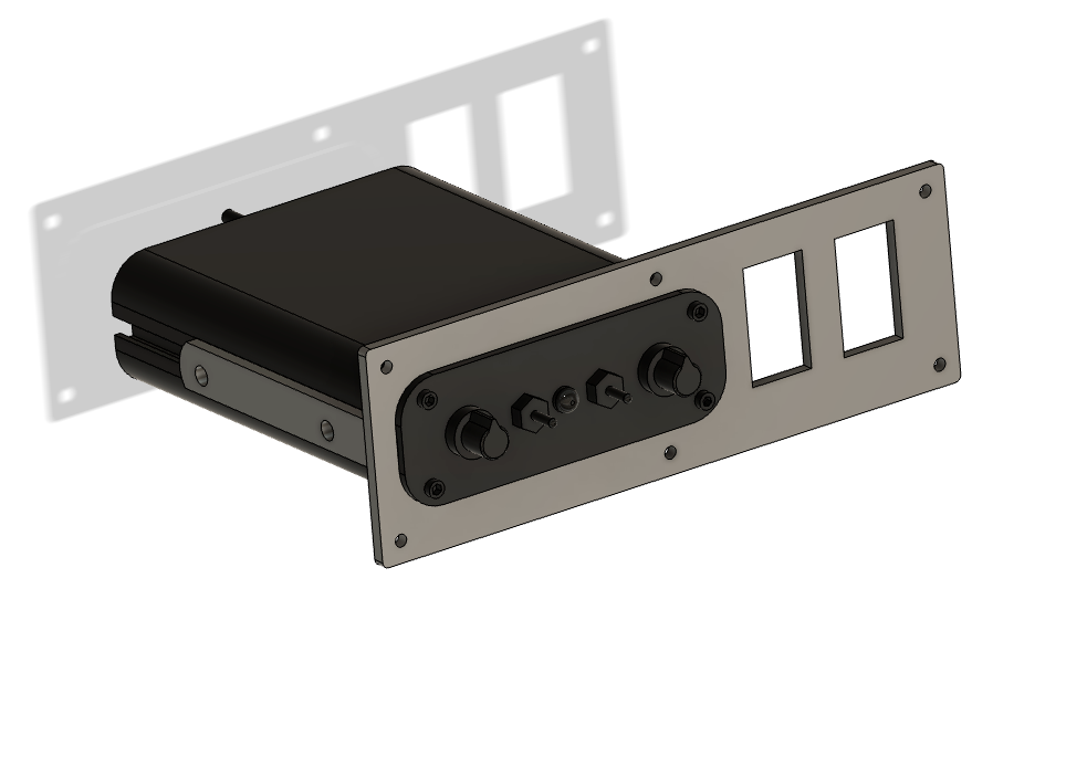 Polaris Xpedition Intercom & Dual Rocker Switch Mount