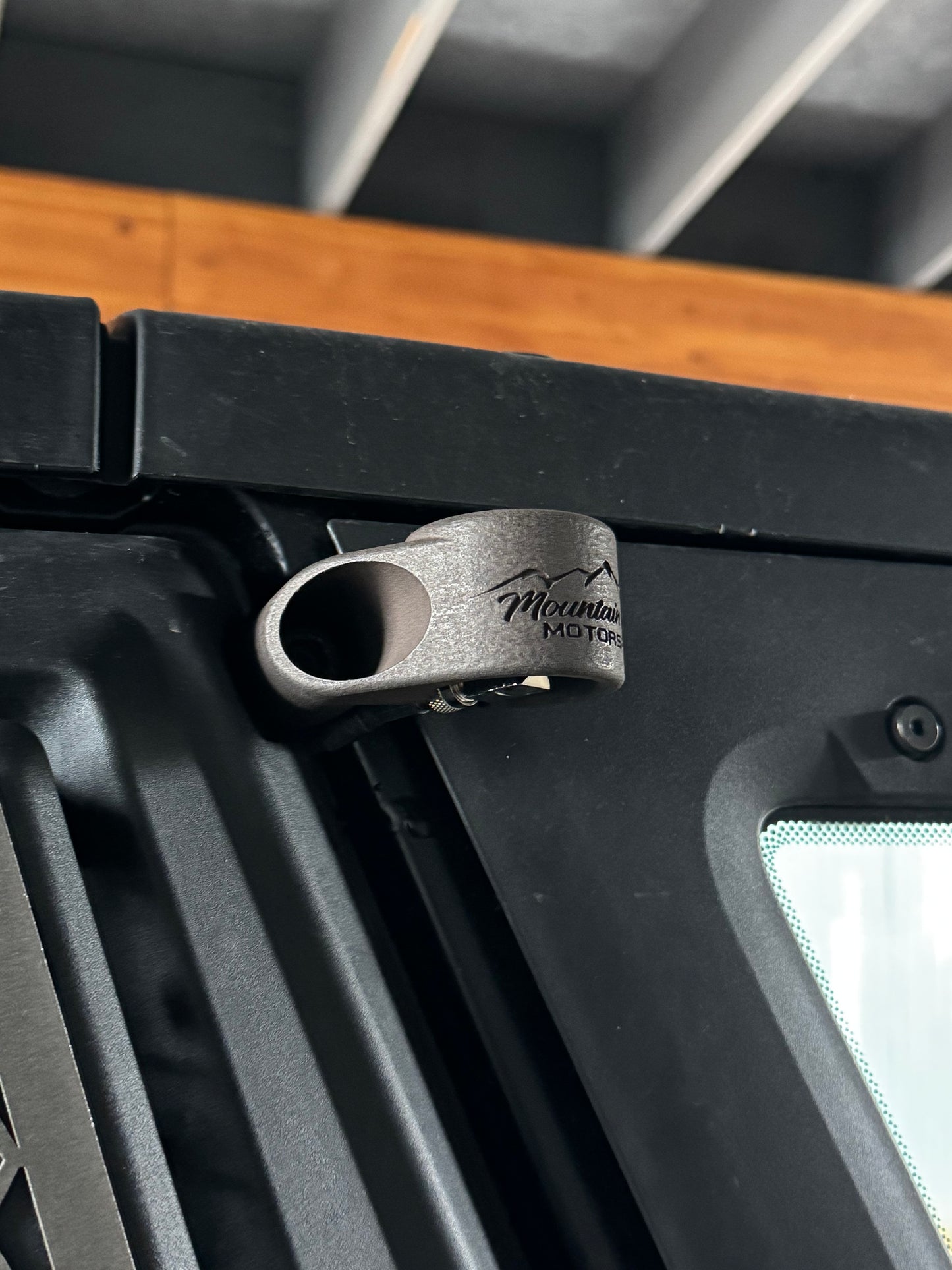 Introducing the custom antenna mount for the Polaris Xpedition UTV, designed specifically for Rugged Radios GMRS and Business Band antennas. This mount seamlessly integrates with your UTV's factory cage, utilizing the existing cage bolt for an easy, secure installation. The design ensures that the antenna coax cable is neatly hidden, providing a clean, professional look. Crafted with precision using a high-strength nylon material, the mount is 3D printed using Selective Laser Sintering (SLS) technology.