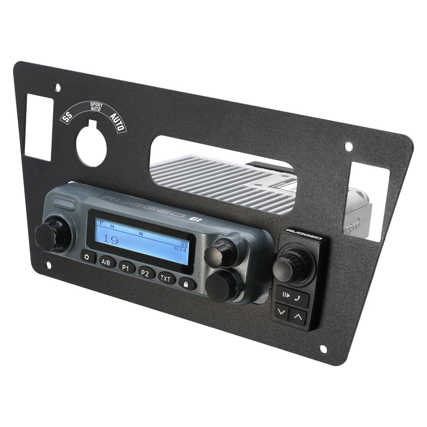 2024-2025 Yamaha YXZ Mount for Mobile Radio and Rocker Switch Intercoms
