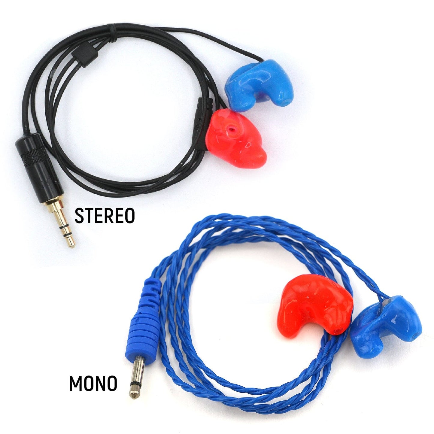 Challenger Semi-Custom Molded Ear Bud Speakers with 1/8 Plug