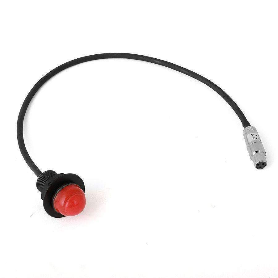 Hole Mount Push to Talk Cable (PTT) with 12 Straight Cord for Intercoms