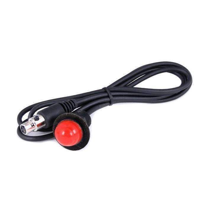 Hole Mount Push to Talk Cable (PTT) with 48 Straight Cord for Intercoms