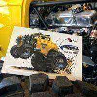 Rugged Radios 32 Die Cut Sticker