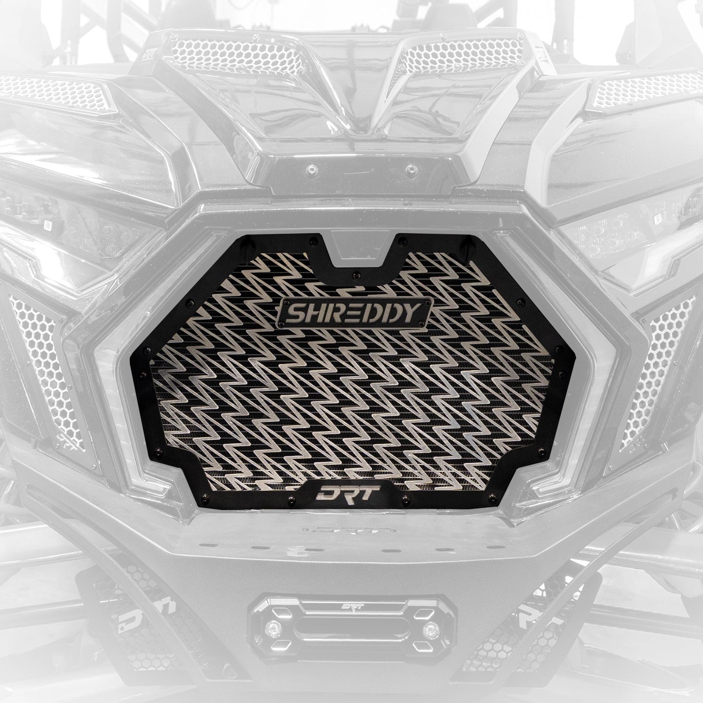 DRT x Shreddy Aluminum Front Grill for Polaris 2025+ RZR Pro XP/Pro S /Pro R