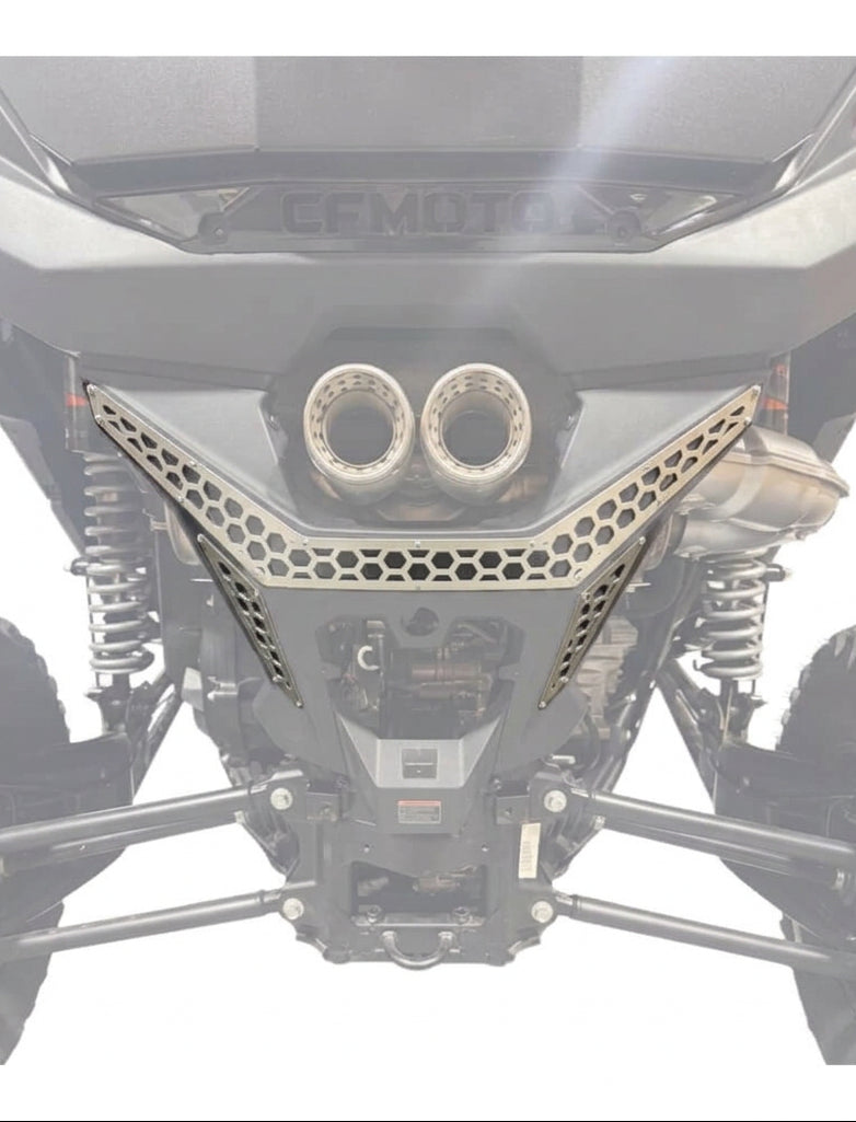 CF Moto Z-10 Exhaust Cover Accents