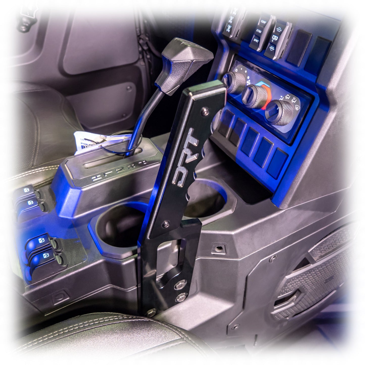 Compact passenger accessory in a precision machined design