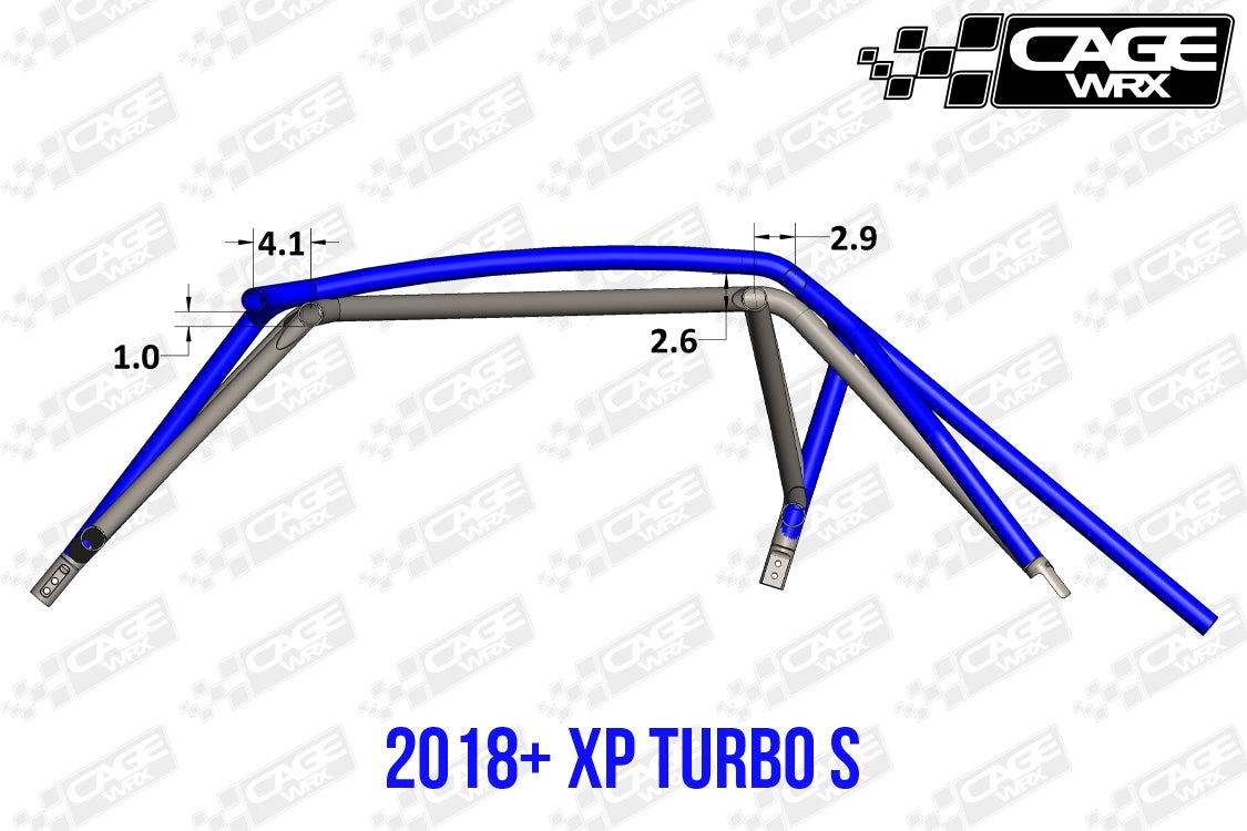 Polaris RZR XP / Turbo S (2019-2023) Roll Cage | ASSEMBLED | "BAJA SPEC"
