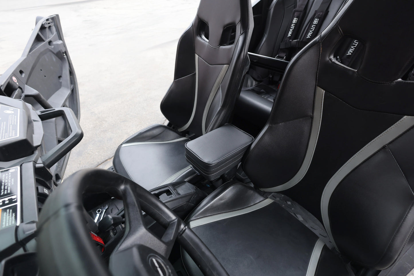 UTVMA Maverick Sport MAX Front or Rear Armrest with Bracket (2019-2024)