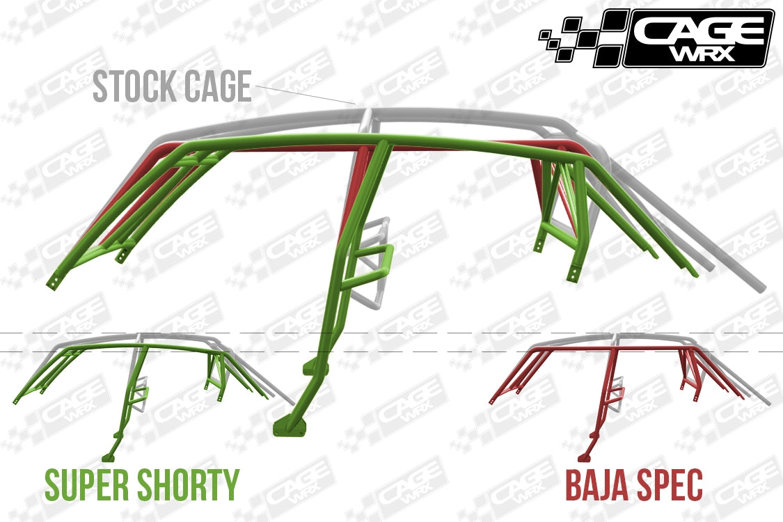 Polaris RZR XP4 (2019-2023) / XP4 Turbo S Roll Cage | ASSEMBLED | "SUPER SHORTY"