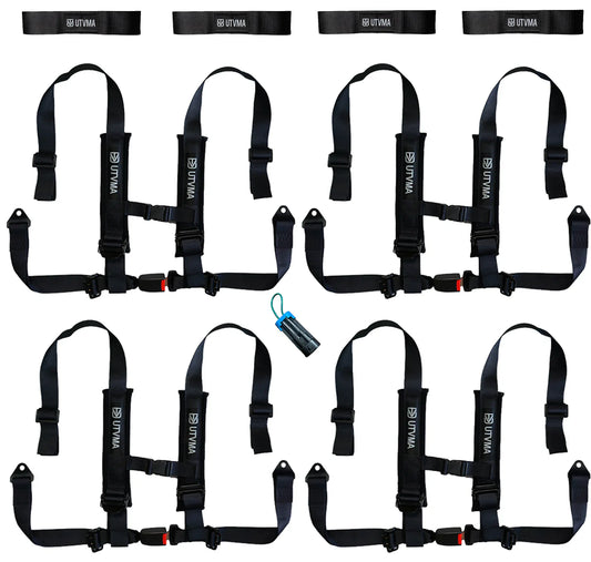 Four Harness Pack Auto Buckle with Harness Collars