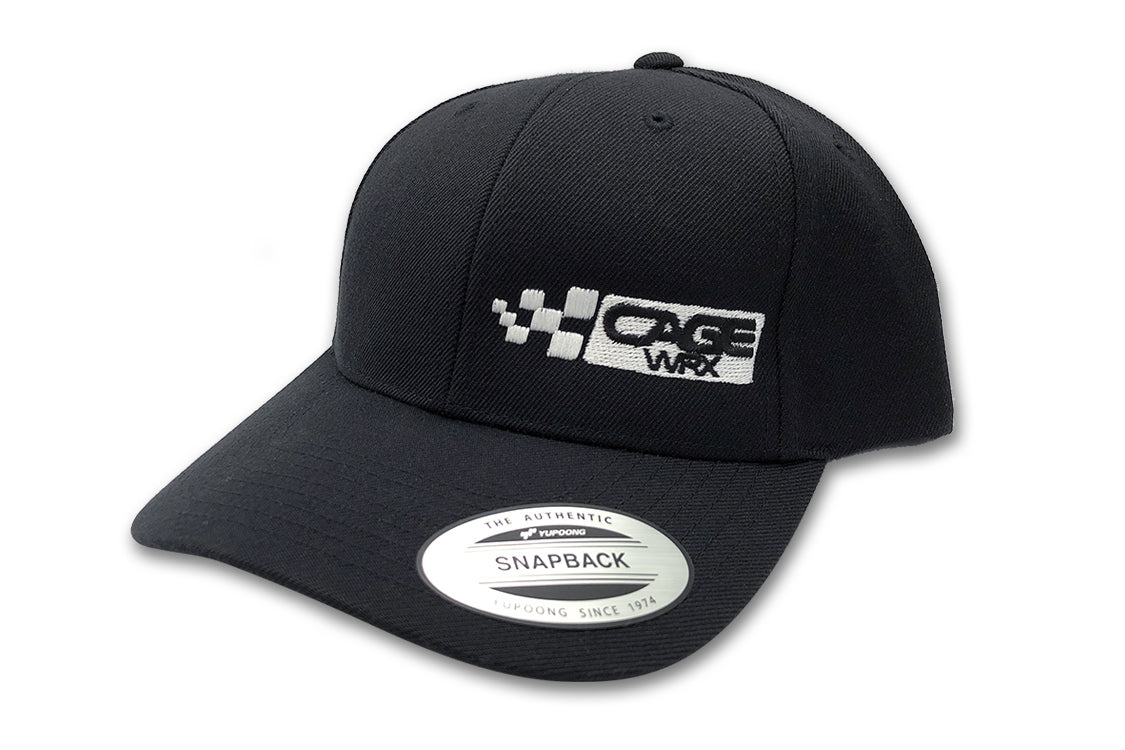 CageWrx Curved Bill Snapback - Black