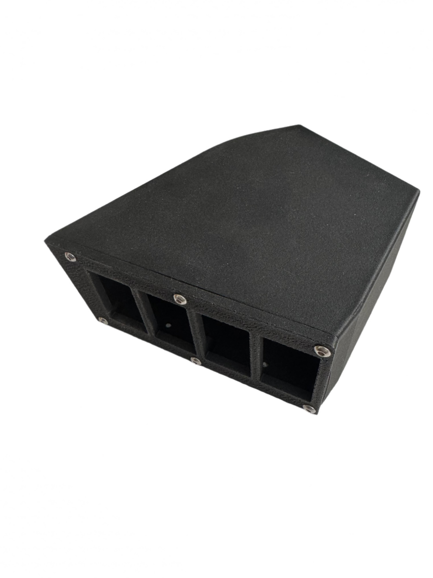 Add-on accessory switch panel for Can-Am X3, 3D printed from carbon fiber reinforced filament.