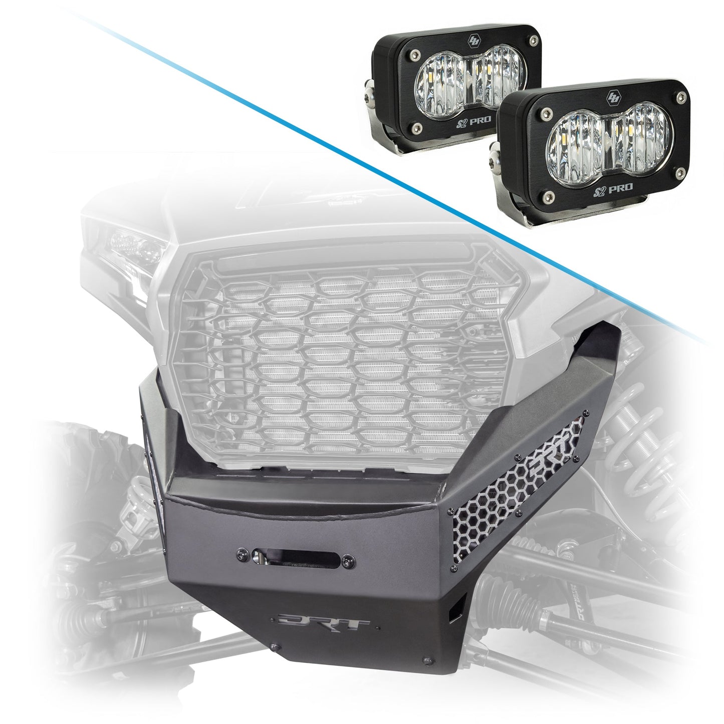 DRT Polaris RZR 2024–2025 XP 1000/4 Front Winch Bumper
