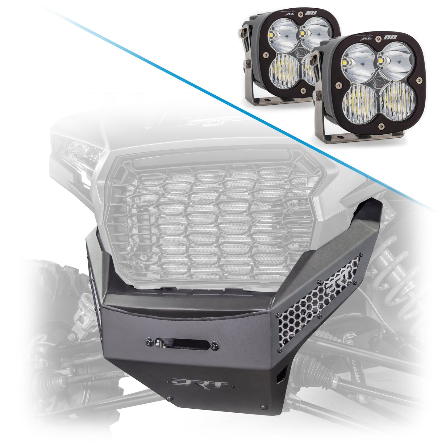 DRT Polaris RZR 2024–2025 XP 1000/4 Front Winch Bumper