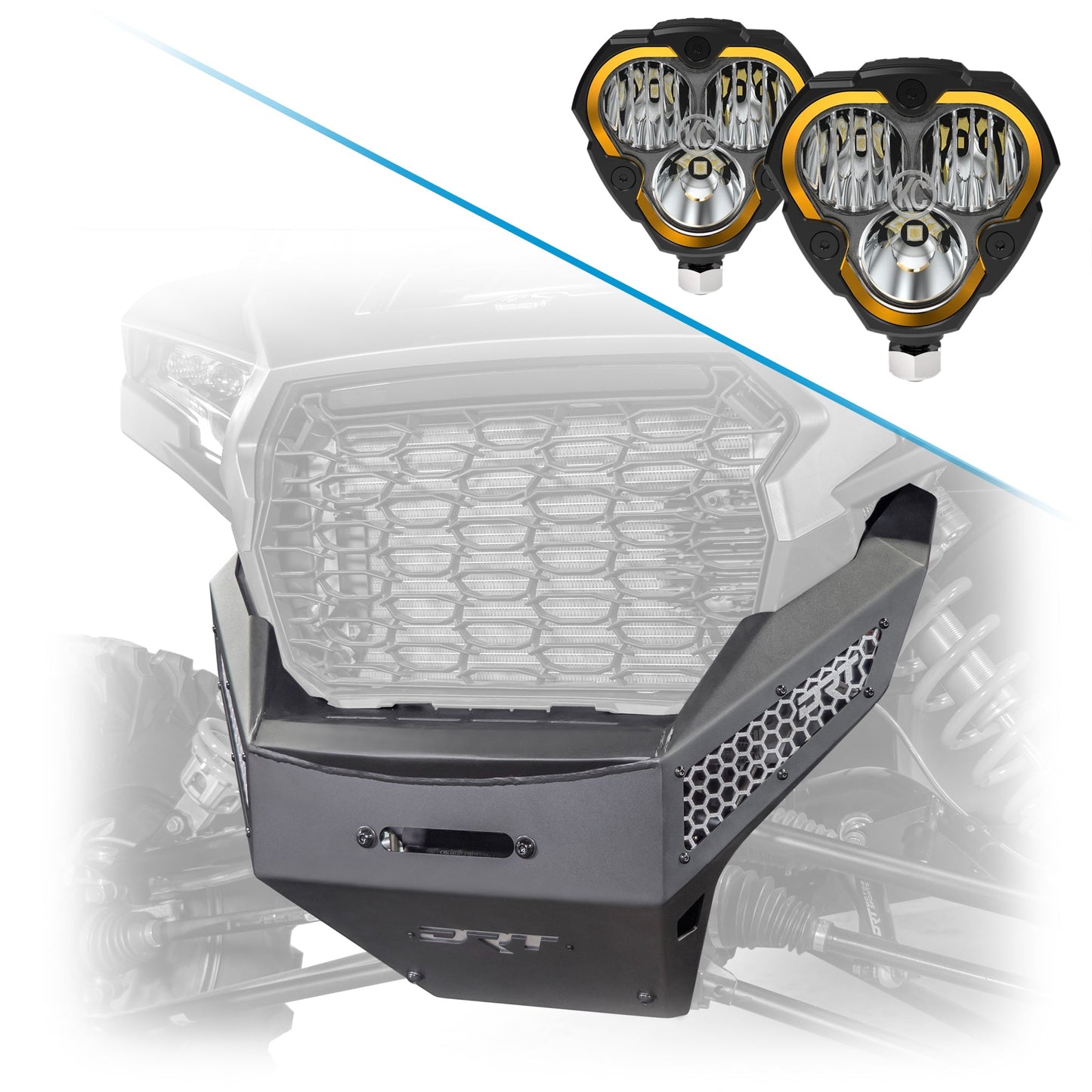 DRT Polaris RZR 2024–2025 XP 1000/4 Front Winch Bumper