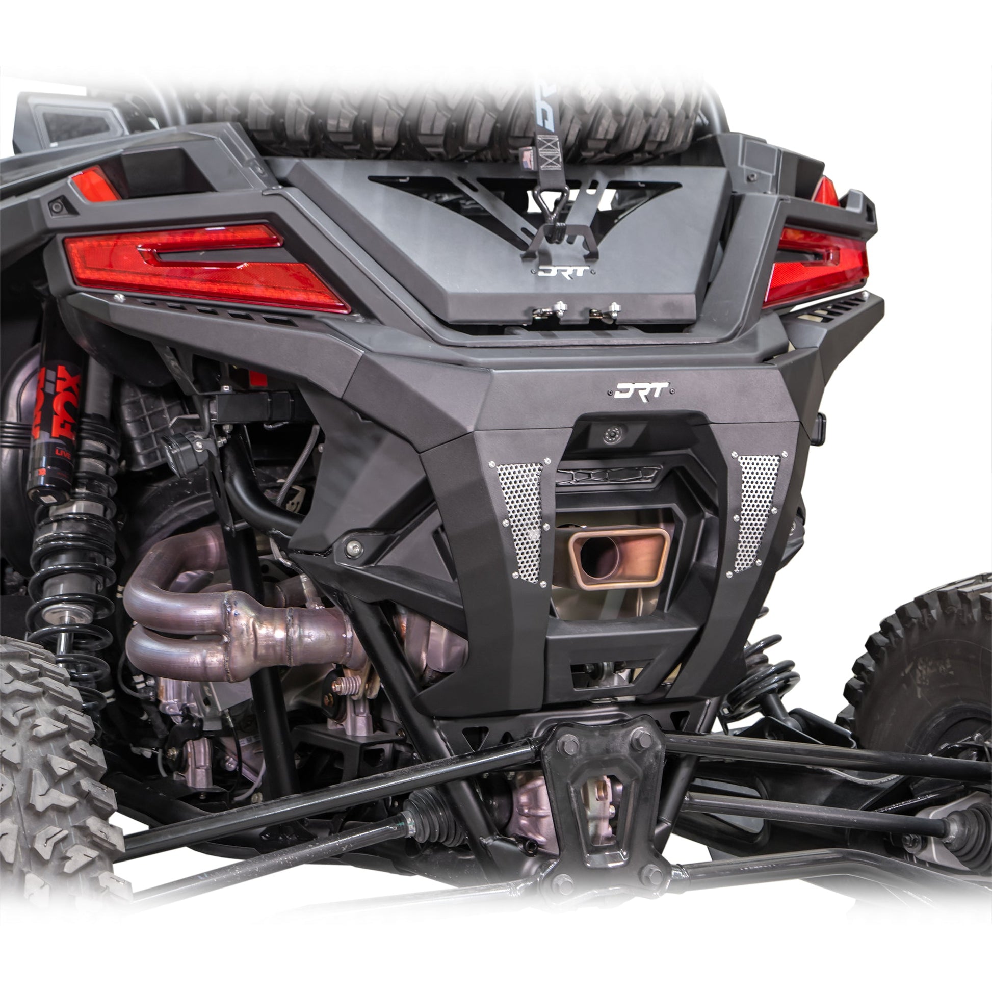 Polaris RZR Pro R rear bumper installed on 2022+ model rear end