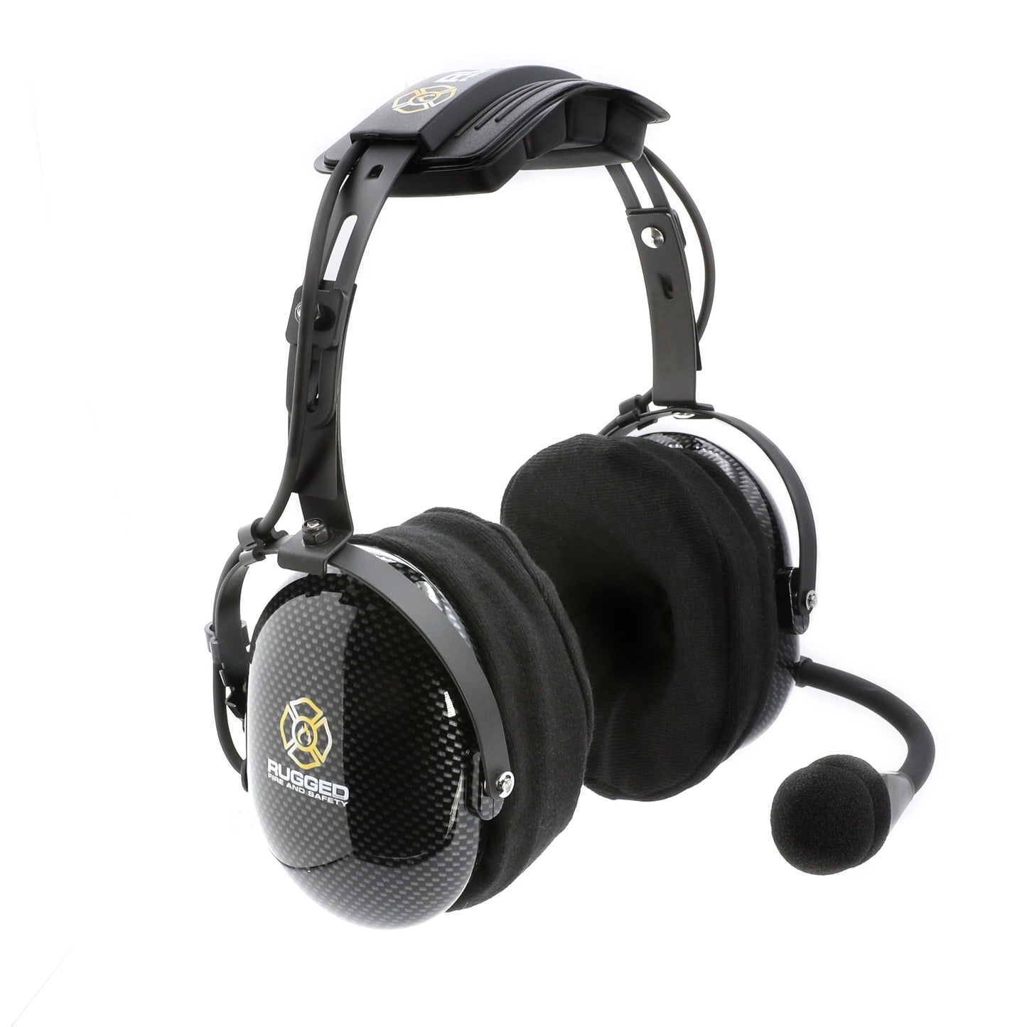 FHS Over-The-Head Fire Safety Industrial Headset - No Buttons / No Cable