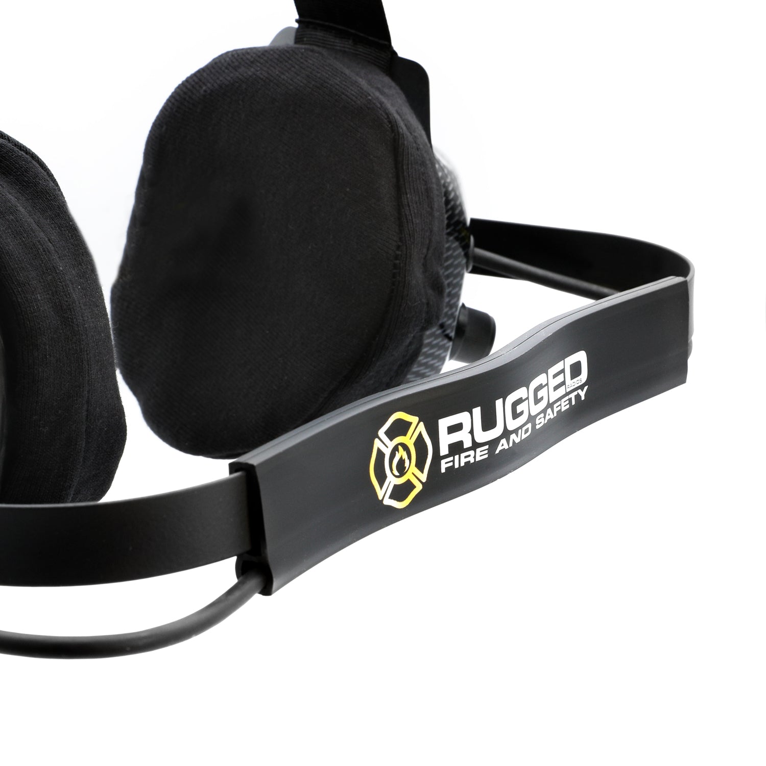 FHS Behind-The-Head Fire Safety Industrial Headset - With PTT Button / No Cable