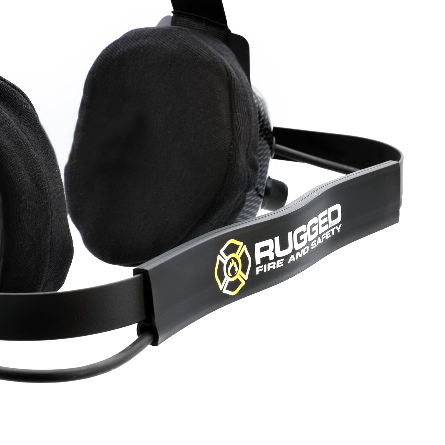 FHS Behind-The-Head Fire Safety Industrial Headset - No Buttons / For David Clark / Sigtronics / Avcomm