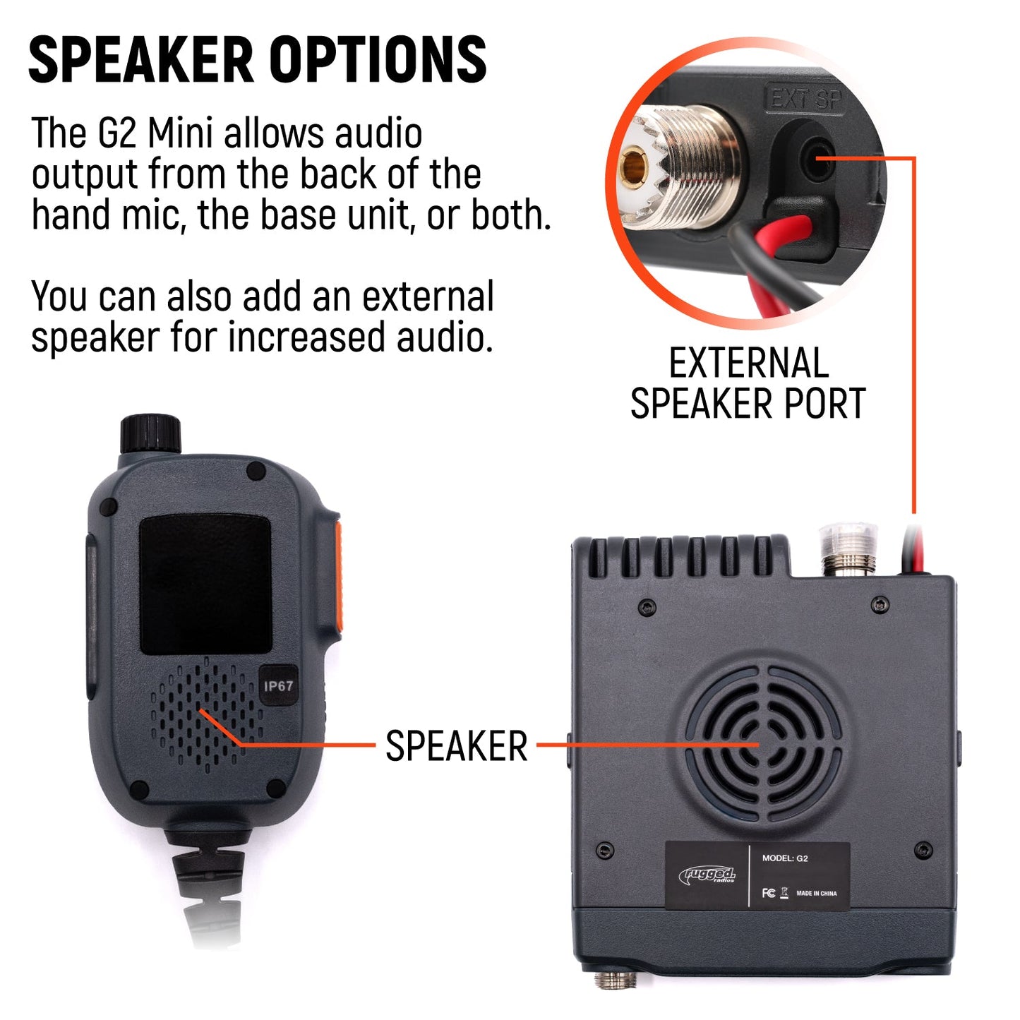 G2 Mini - 30W GMRS Compact Mobile Radio