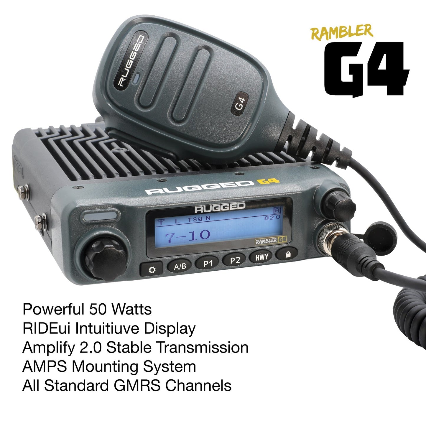 Ford Ranger Two-Way GMRS Mobile Radio Kit - 41 Watt - G1 Waterproof