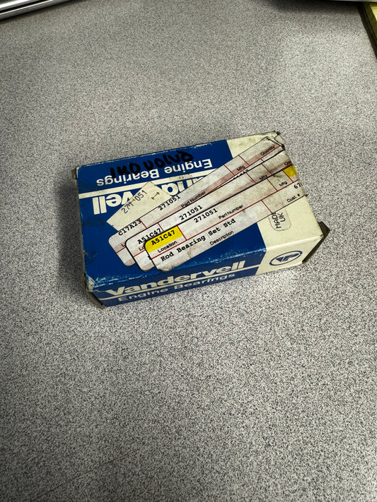 NOS - Vandervell Volvo #271051 Big End Rod Bearing Set Std. B18, B-20