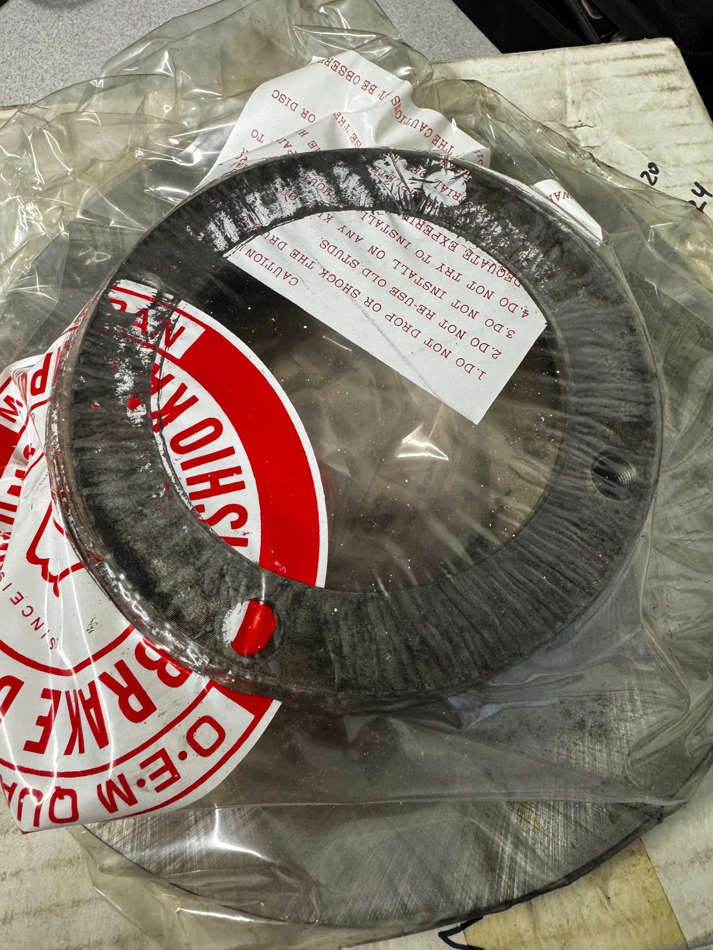 NOS - Front Brake Rotors Nissan 40206-09W01 - OEM Qty. 2 - Nissan 720/ Honda Civic '73-'79