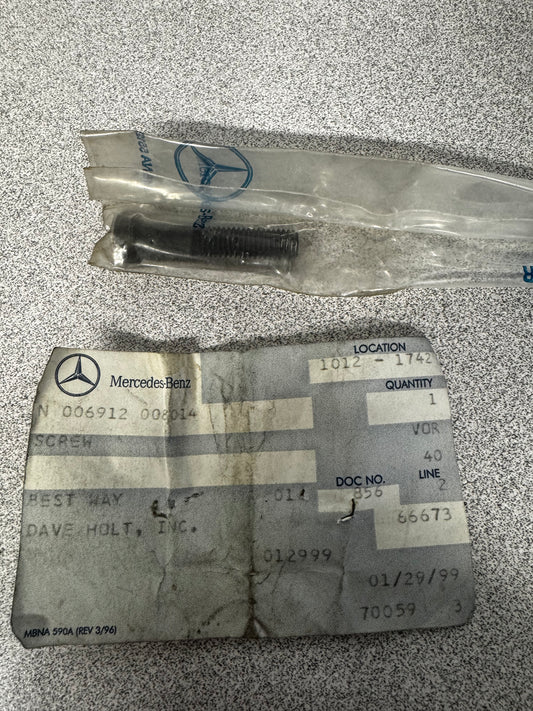 NOS - Mercedes-Benz N 006912 00814 / N006912008014 OEM Screw / Bolt 8x40mm Allen