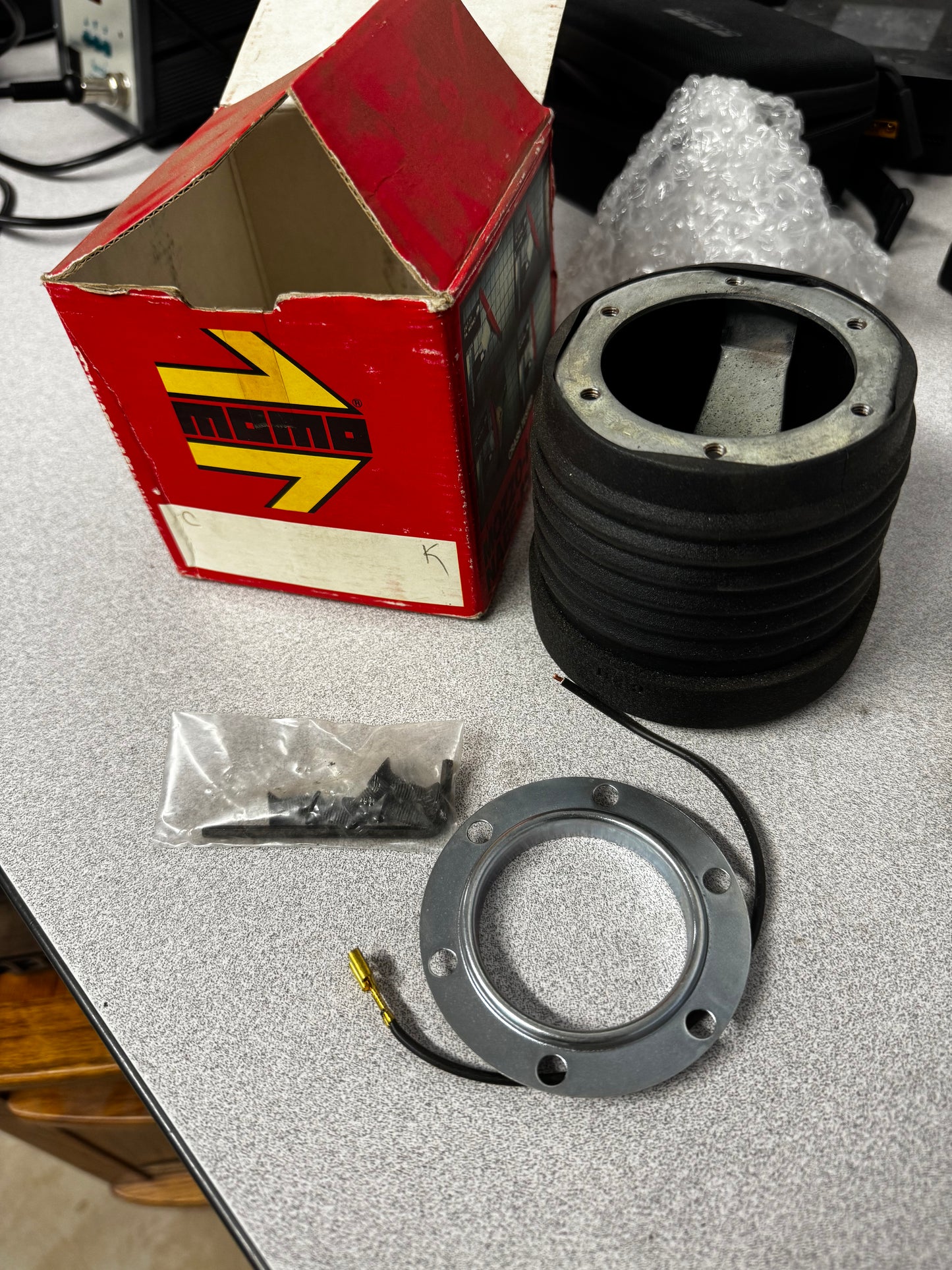 NOS - MOMO Steering Wheel Adapter/ Hub - Fits Porsche, Audi, VW, BMW, Honda, etc.