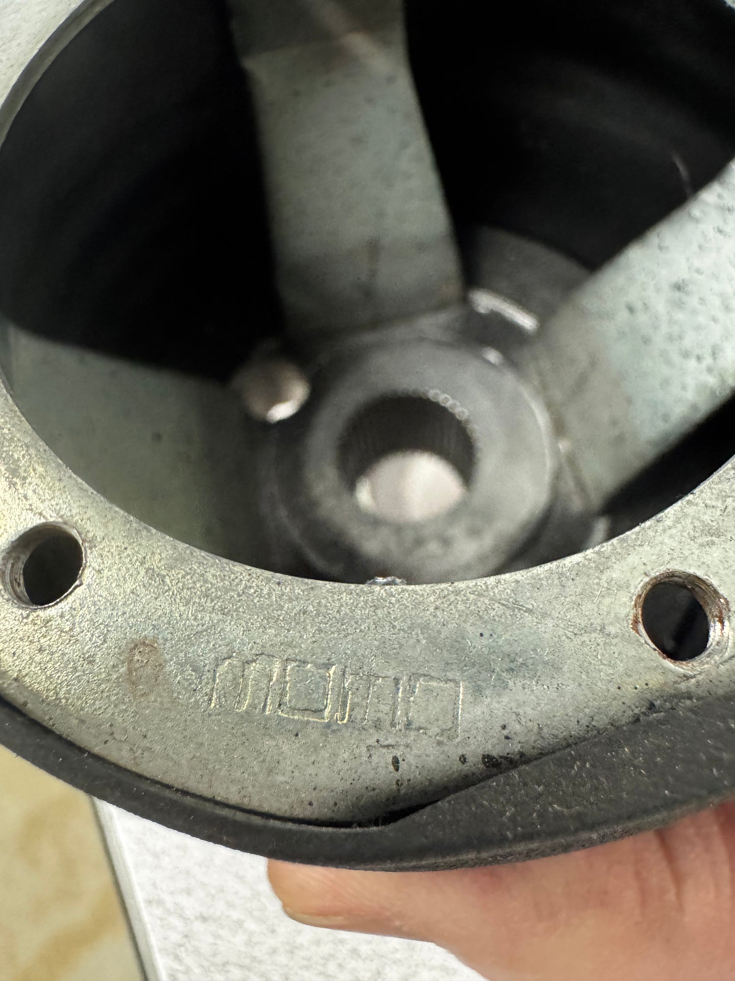 NOS - MOMO Steering Wheel Adapter/ Hub - Fits Porsche, Audi, VW, BMW, Honda, etc.