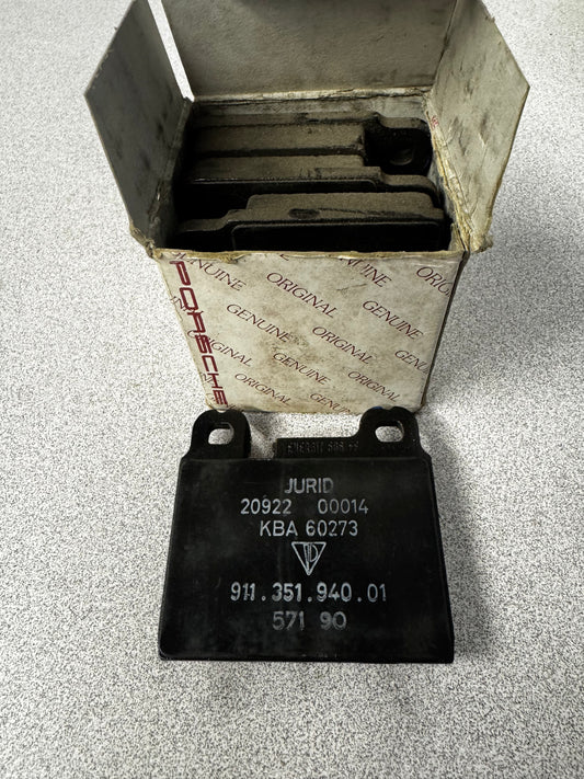 NOS - OEM Genuine 1974-1989 Porsche 911 Front Brake Pad Set