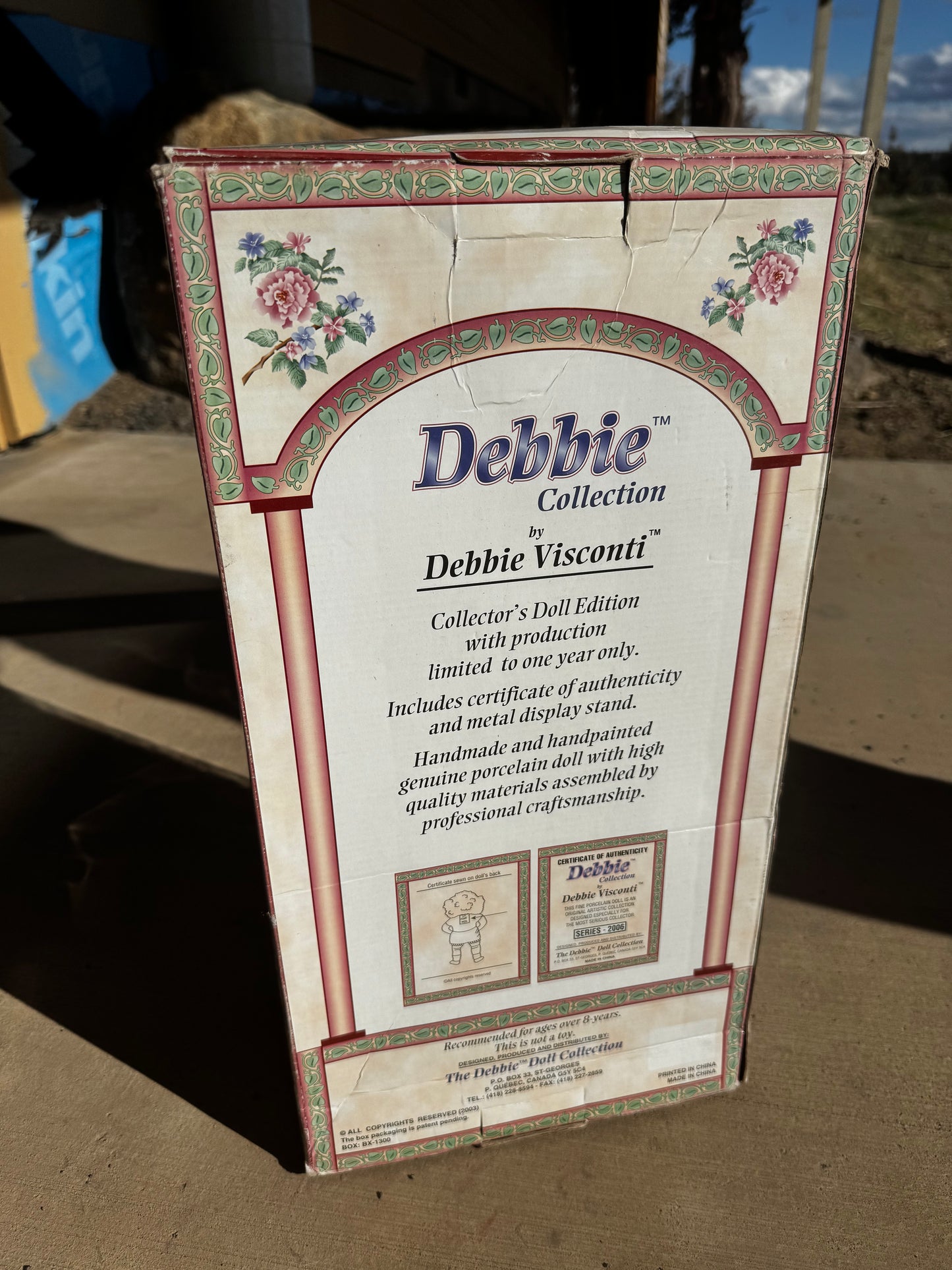 Debbie Collection 16″ Limited Edition Porcelain Doll (2006)