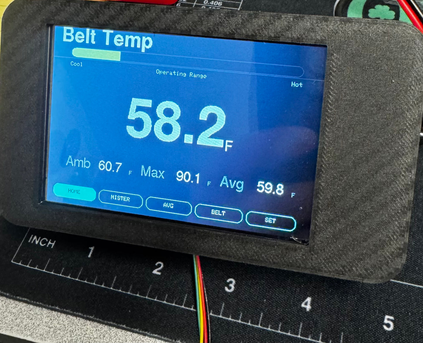 Pre-Order |  ThermoVue Pro4 - 4" TouchScreen Belt Temp Gauge