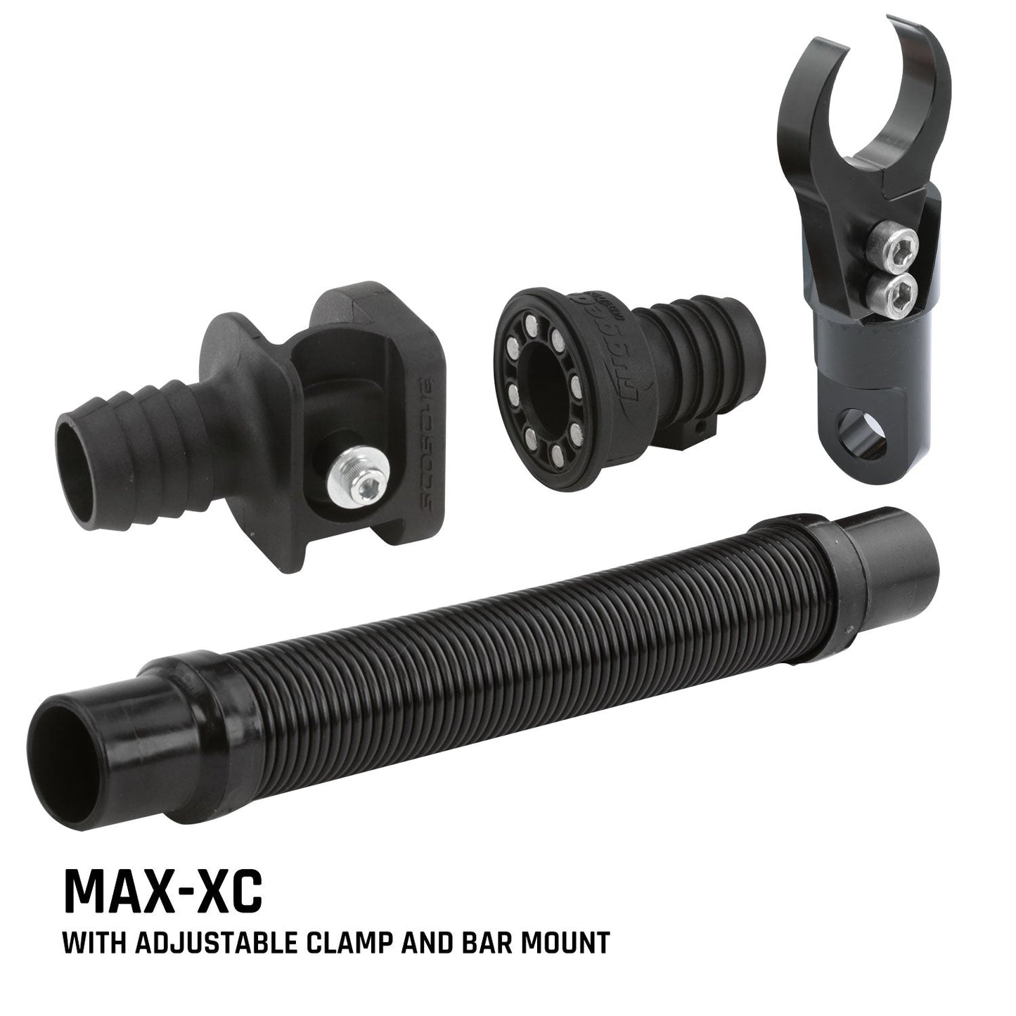MAC-XC Magnetic Quick-Release for Helmet Air Pumper - with 1.75  Bar Mount