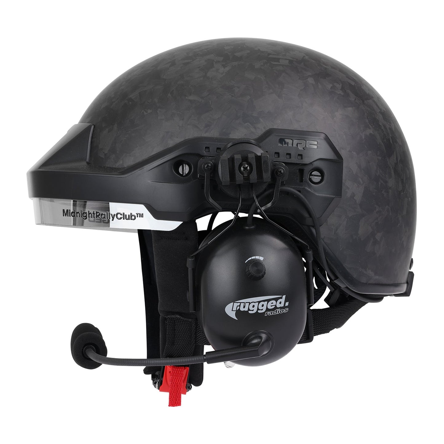 MRC Opposition Half Helmet with Rail Mounted Headset - DOT - With Headset / XS • SM