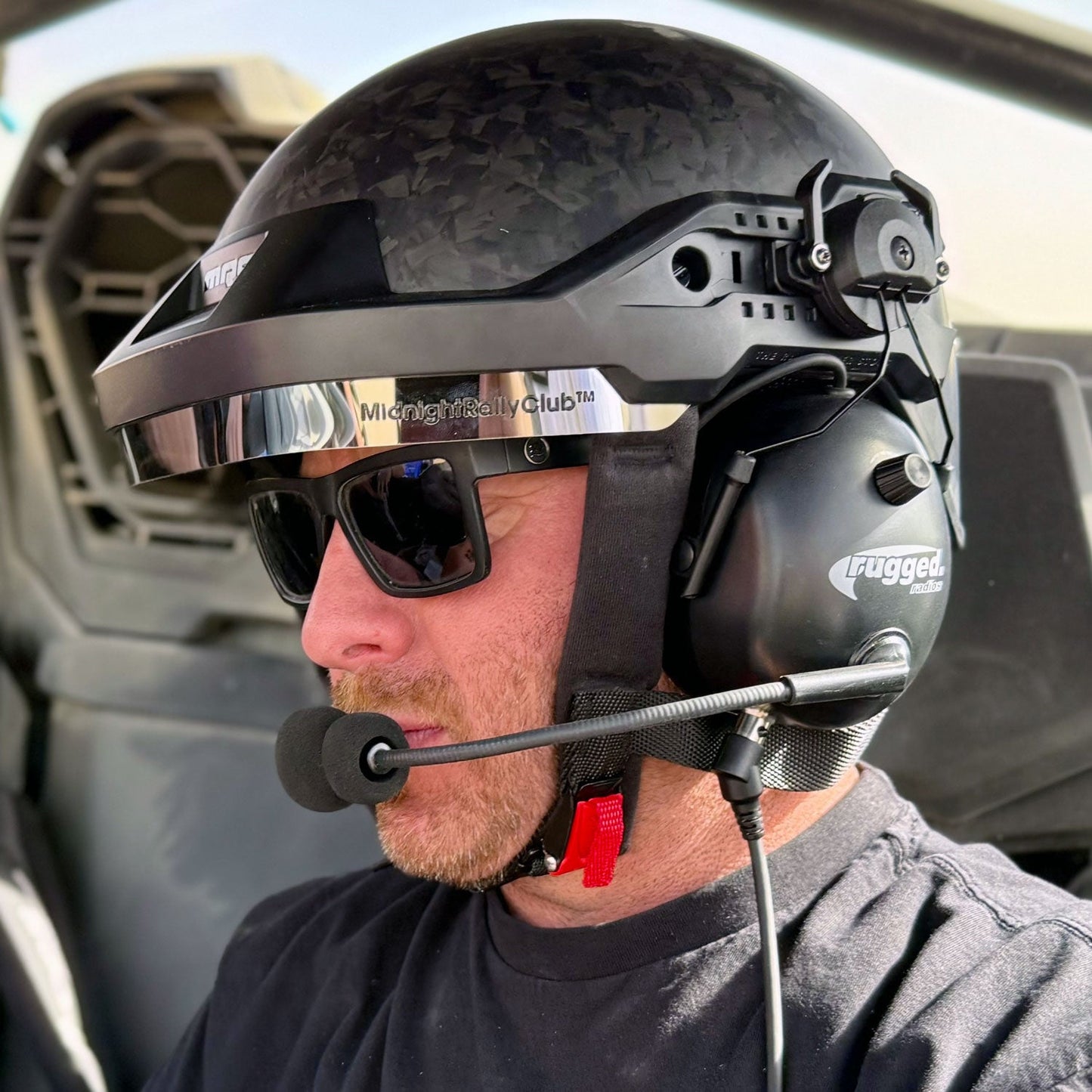 MRC Opposition Half Helmet with Rail Mounted Headset - DOT