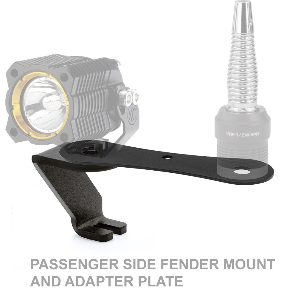 A-Pillar Antenna Mount Ford F-Series Chevy GMC Silverado Dodge Ram - Driver Side