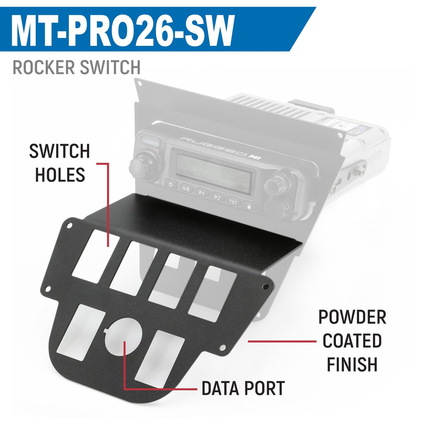Lower Accessory Panel for 2026 Polaris RZR Pro R Ultimate with 10.4 Inch Touchscreen