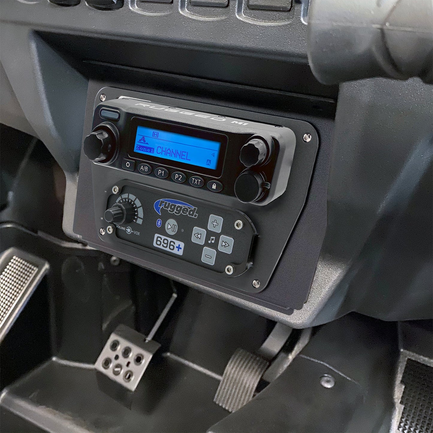 Polaris RZR XP 1000 Complete Communication Kit with Bluetooth Intercom and 2-Way Radio - 364 Super Sport / M1 VHF Business Band